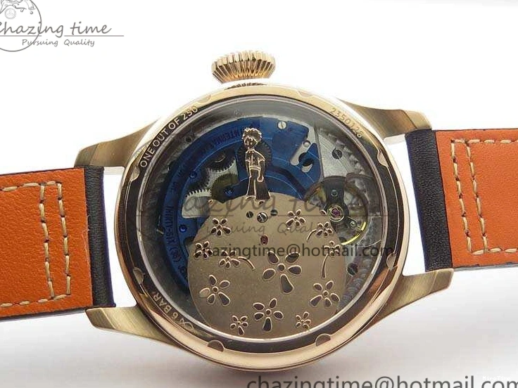 MIROTIME 1227 Big Pilot Real PR IW502701 RG YLF 1:1 Best Edition Blue Dial On Calfskin Strap A Classic 7225